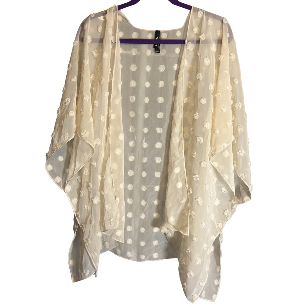 Torrid Cream Sheer Women's Poncho